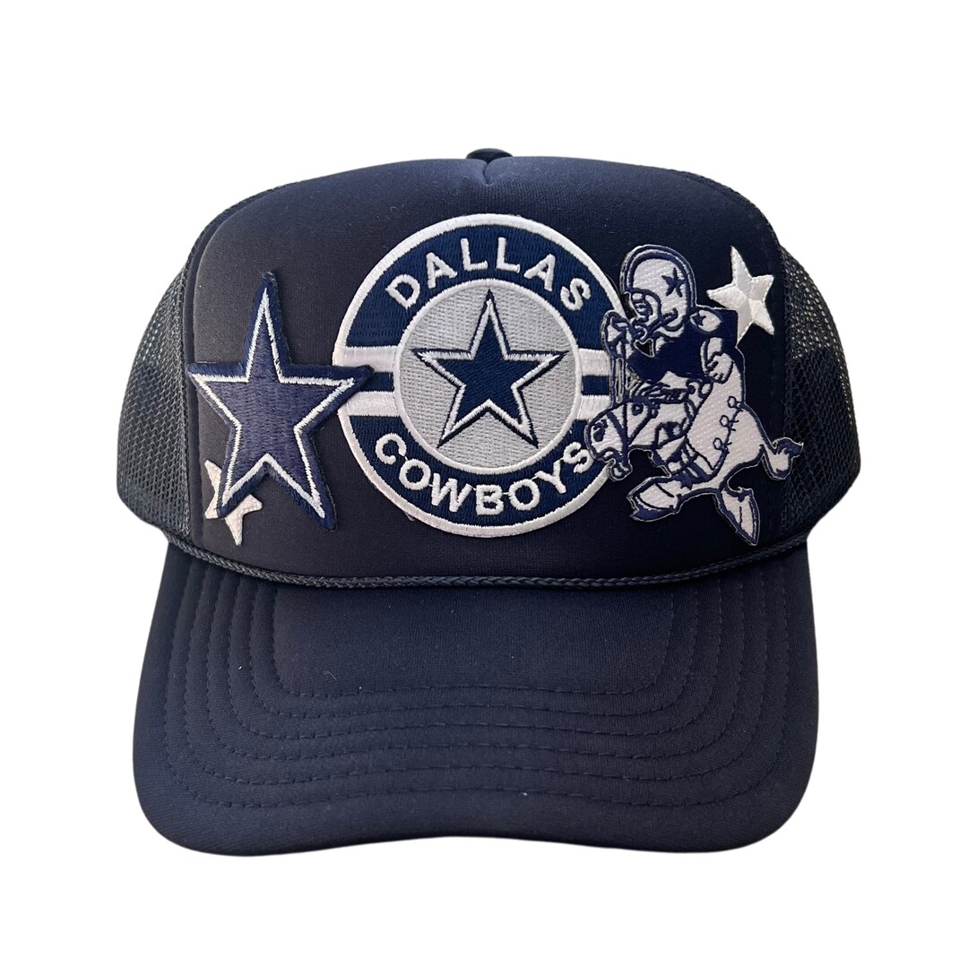 Dallas Cowboys Patchy Trucker Hat - Etsy