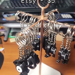 Chaveiros Pocket Monsters impressos em 3D - Unowns A a Z
