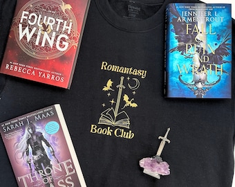 Embroidered Romantasy Gildan Crewneck, Romantasy Embroidered Ultra Soft Crewneck