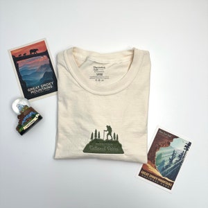 Embroidered Protect Our National Parks Comfort Colors Tee, Protect Our National Parks Embroidered Ultra Soft Tee