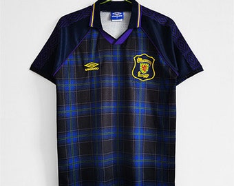 Schottland Retro 1996 Euro Fussball Trikot