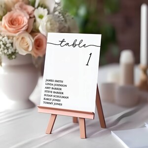 Druckbare Hochzeit Sitzplan Kartenvorlage, bearbeitbare Hochzeit Sitzplan Karten, Minimalistisch, Modern, Boho