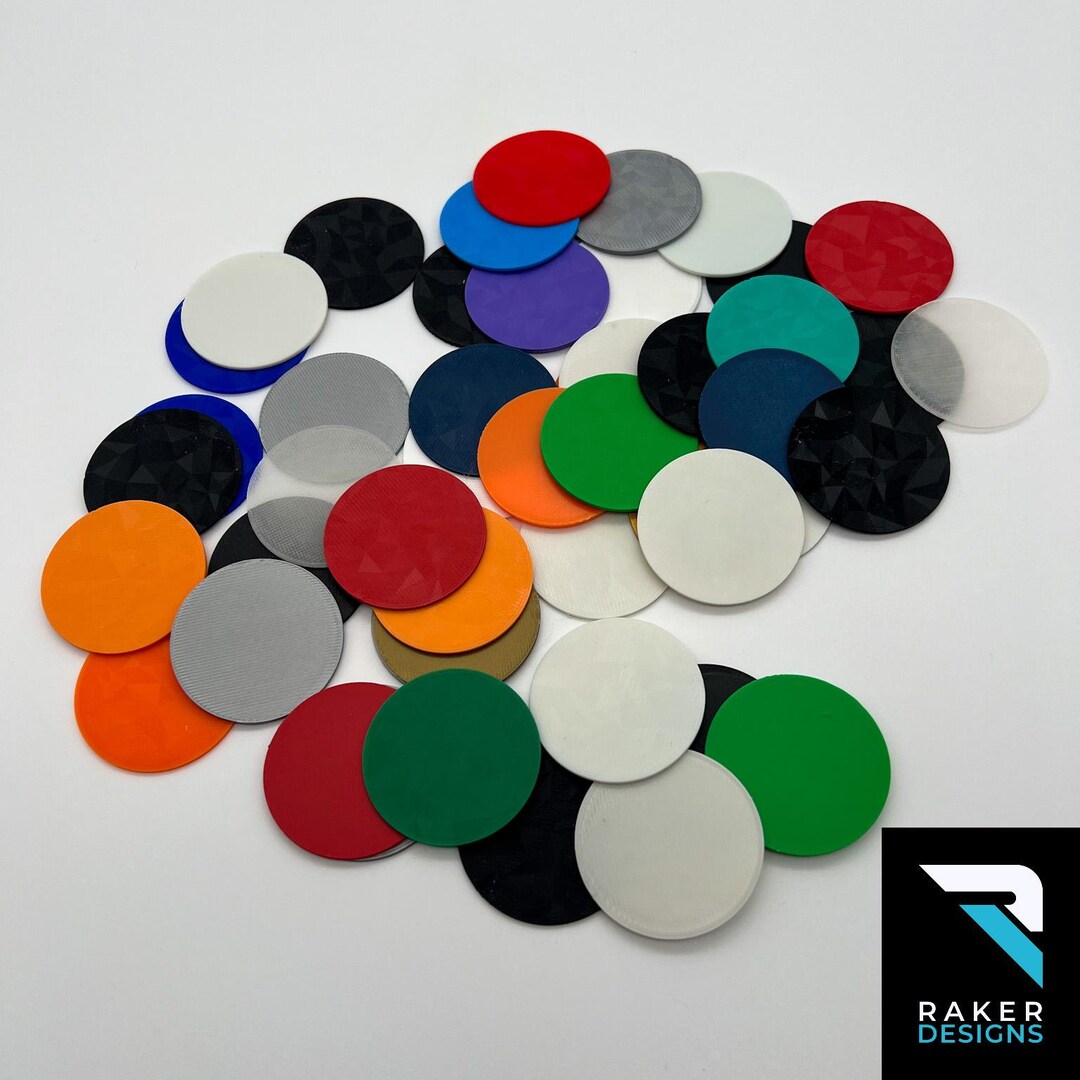 40mm Objective Markers/tokens Random Assortment Set of 12 - Etsy