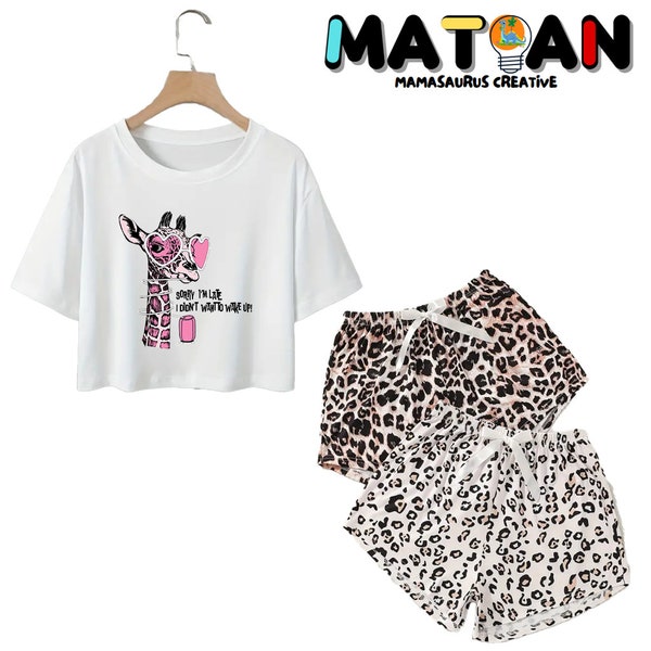 Giraffe Pajamas - Etsy