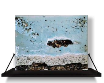 Ozean Kunstharz: Sand & Holzeinschlüsse