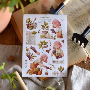 Stickervel Kweker Botanische Tuin | Sticker tuinman plant You Were Made to do Magical Things Home Plants