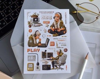 Programmer Sticker Sheet