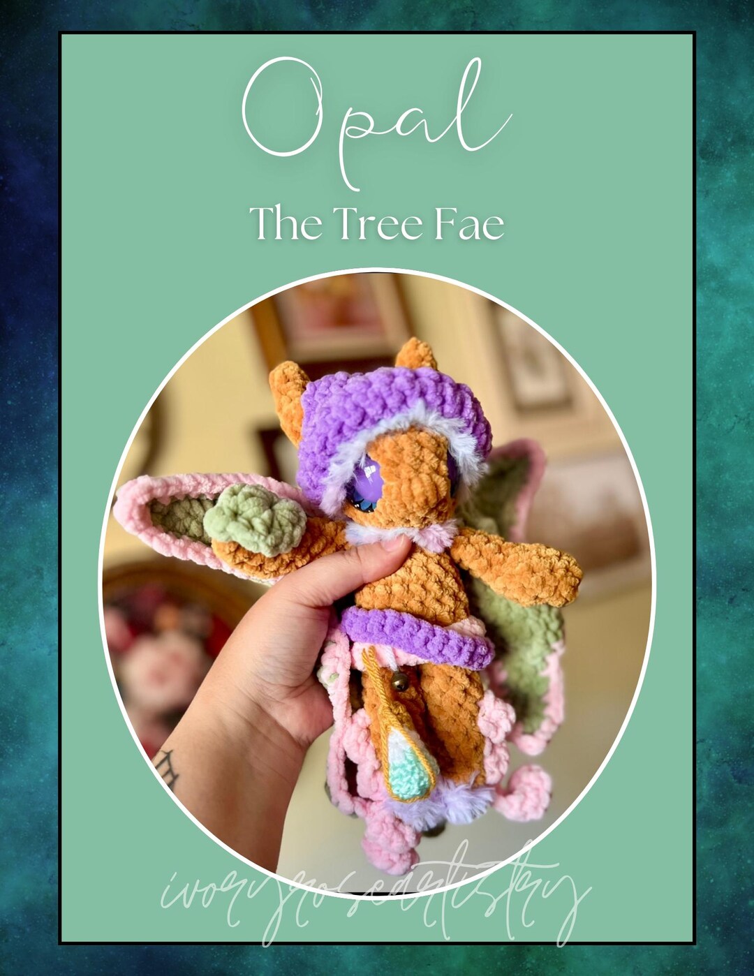 Opal, the Tree Fae - PDF Crochet Pattern - Mythical Magic Fantasy ...