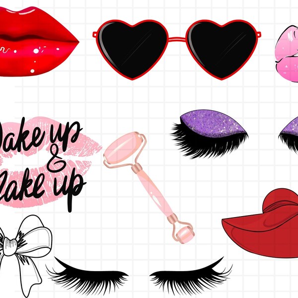 Makeup Bundle Svg\ Beauty Svg\ Glam Svg\ Diva Svg\ Svg\ Glamour Svg\ Makeup Quotes Svg\ Fashion Svg\ Girl Svg\ Women Svg Cut Files