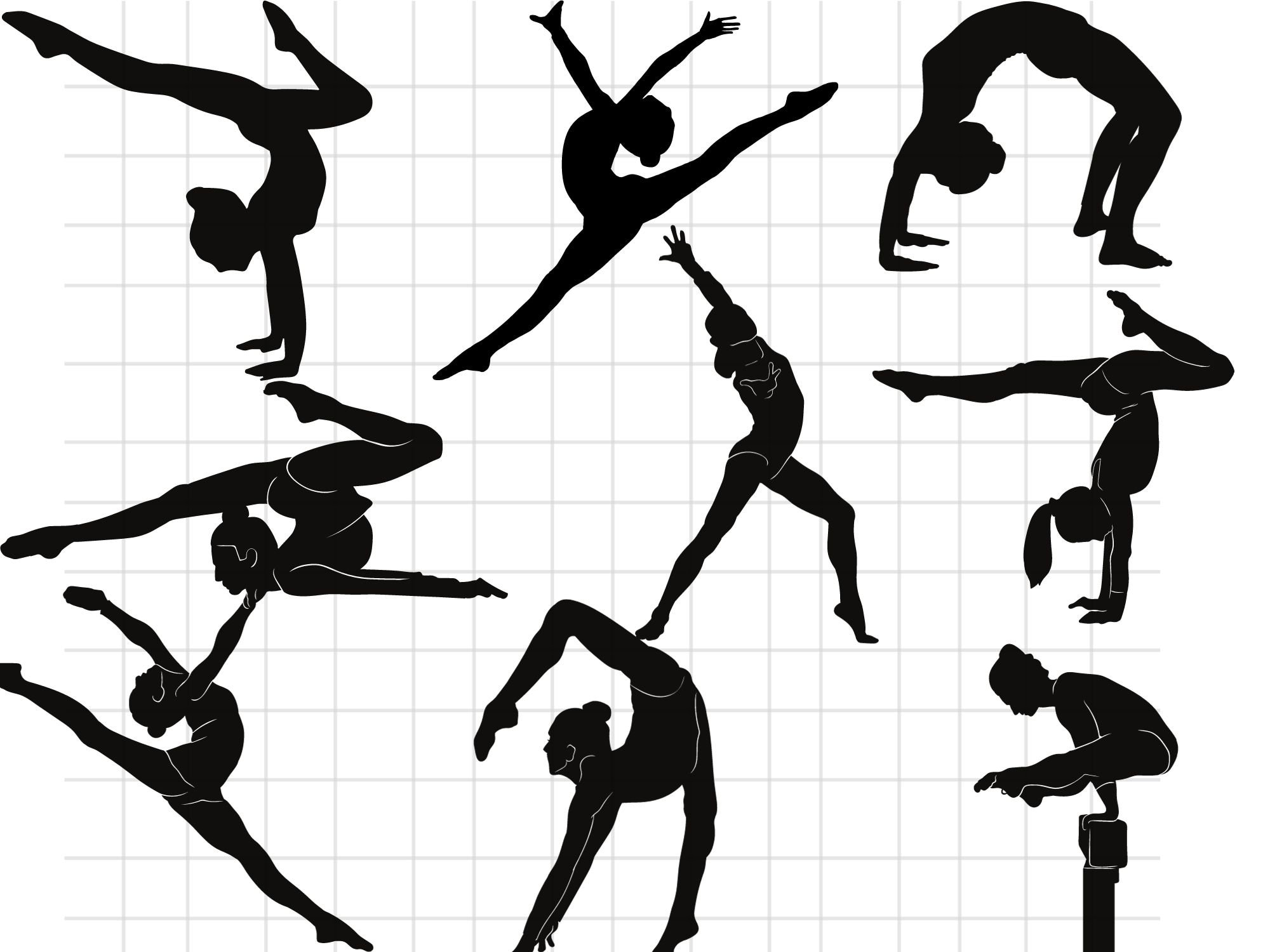 Gymnastics Svg Gymnastics Png Gymnast Svg Gymnast Png Gymnastics