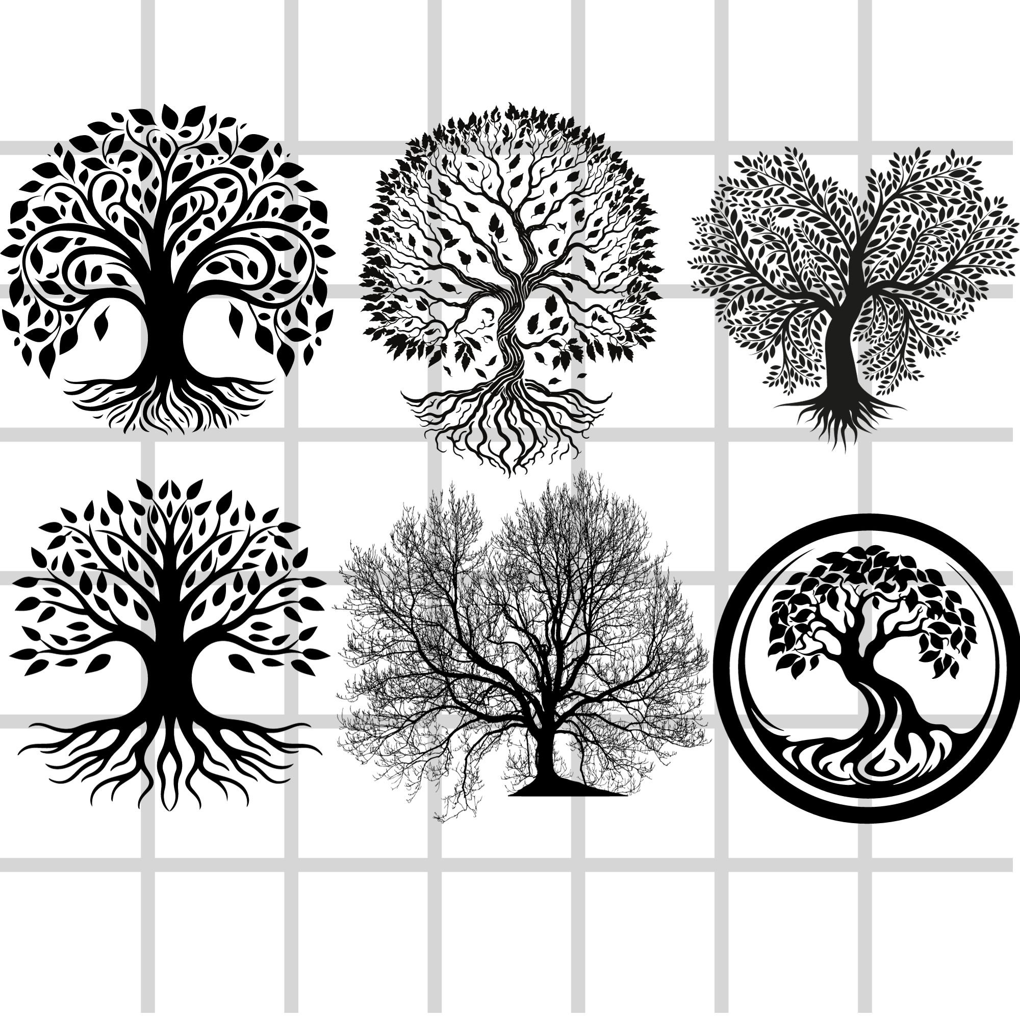 Tree of Life SVG Bundle, Tree of Life Clipart, Tree of Life SVG Cut ...