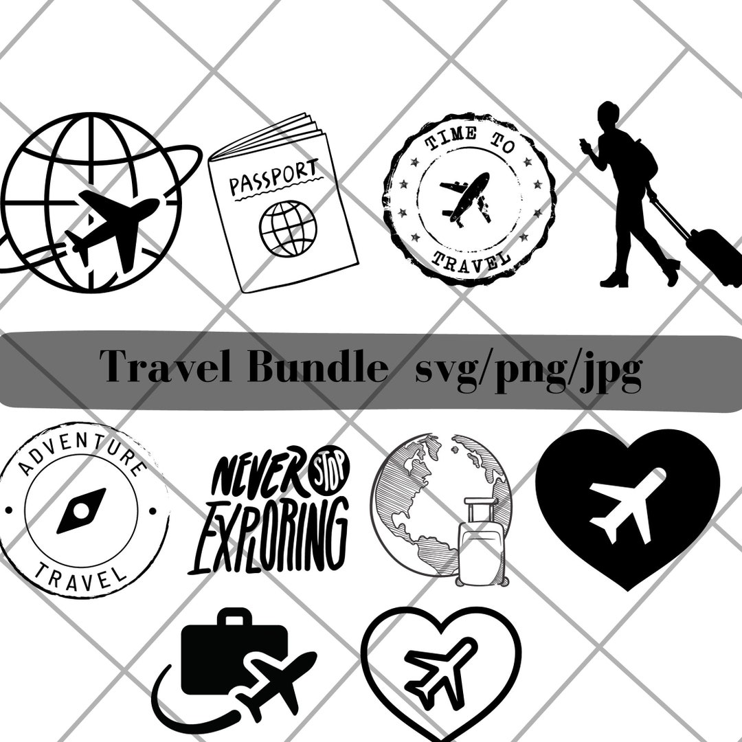 Travelling SVG Mega Bundle/travel Svg Bundle/vacation Etsy