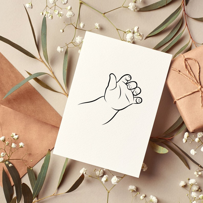 Baby Hand and Footprint SVG Baby Footprint SVG Baby Etsy