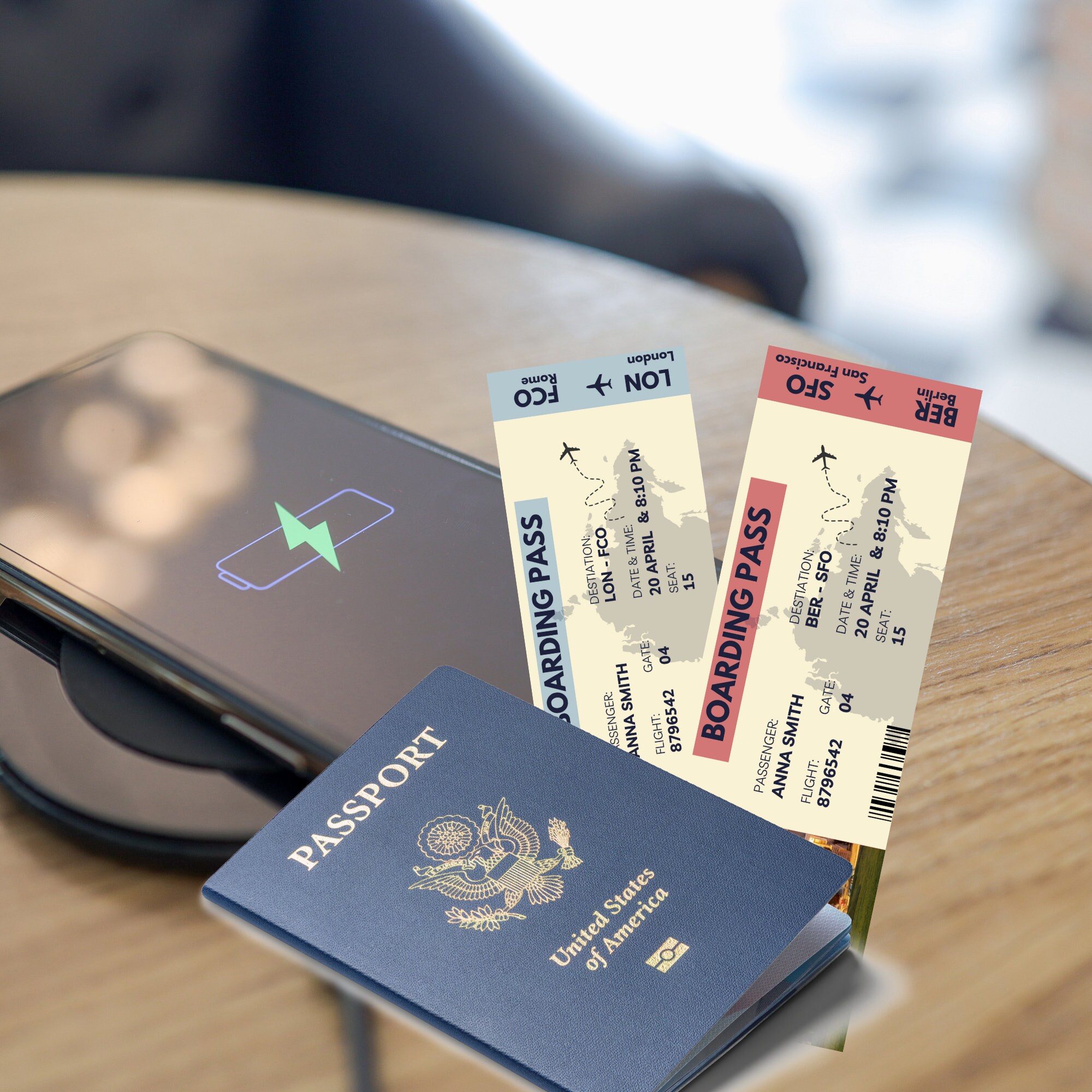 Custom Pass Tickets Editable Boarding Pass Template, Personalized Boarding Pass Holiday ...