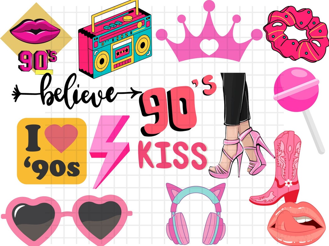 90-s-girl-svg-bundle-90-s-clipart-retro-90-s-etsy-uk