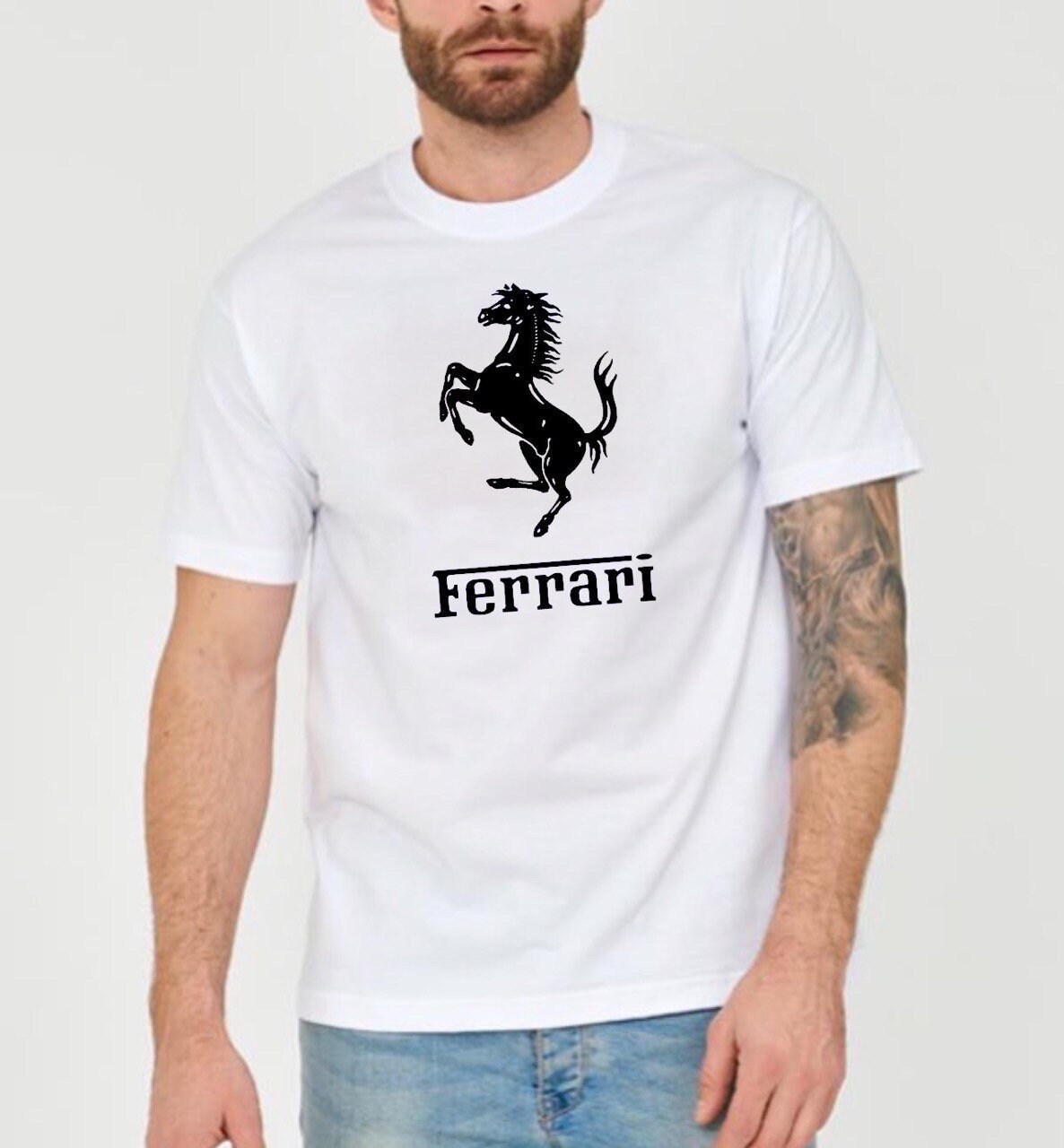 Ferrari Organic cotton T-shirt with Ferrari logo Unisex