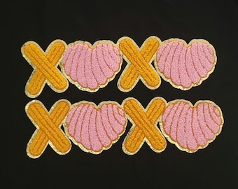 Churros & Pan Dulce Chenille Patch – XOXO Love Design | Large 12" Iron-On Sew-On Applique