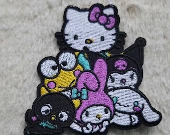 HK Kitty & Friends Embroidered Iron On Patch