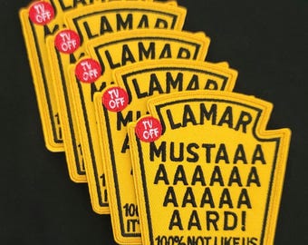 Mustar Not Like Us KDot GNX TourLamar Iron On Patch