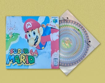 Super Mario 64 Nintendo N64 Soundtrack Zoetrope Vinyl Record