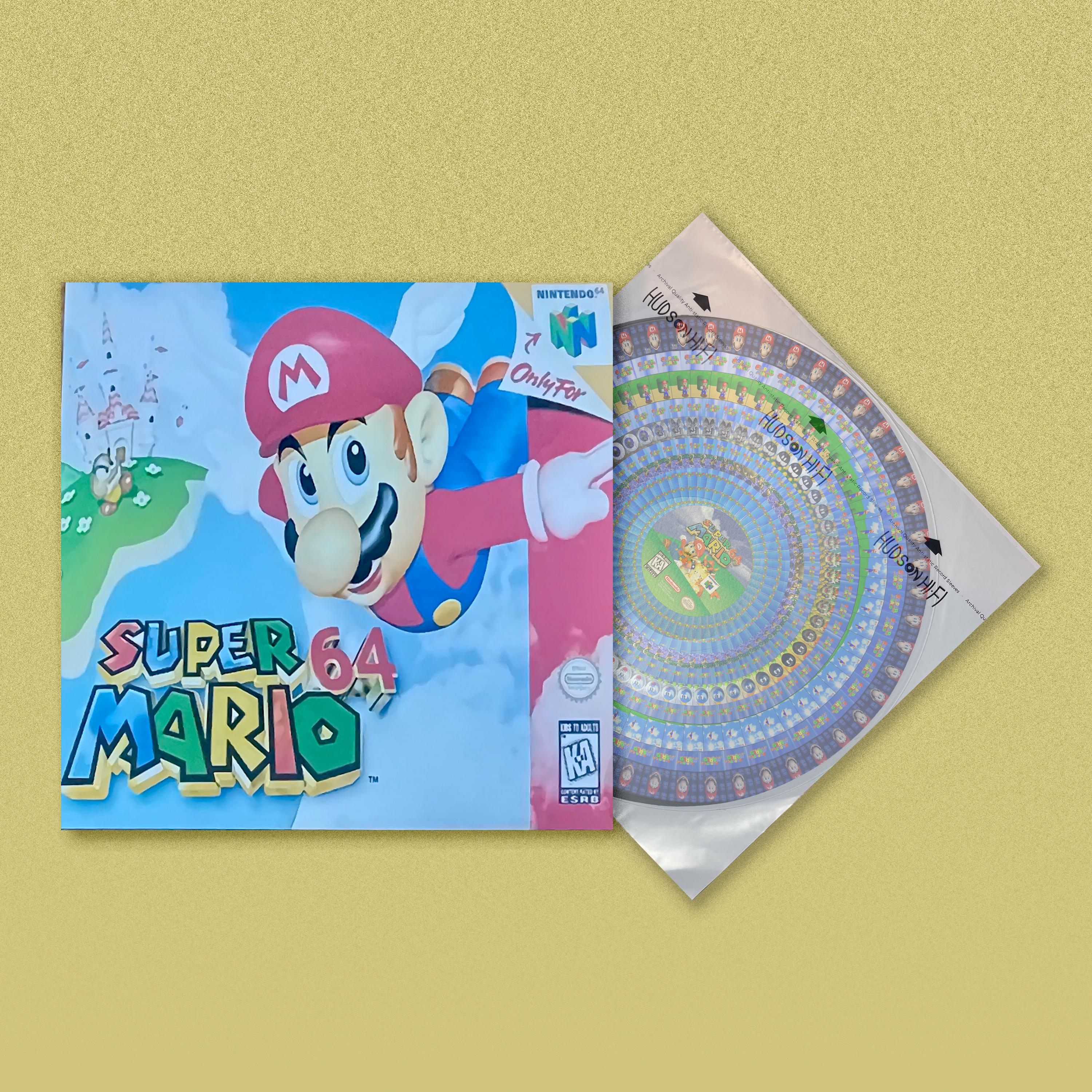 Super Mario 64 Nintendo N64 Soundtrack Zoetrope Vinyl Record - Etsy