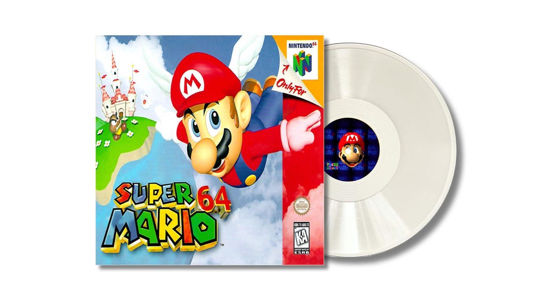 スーパーマリオ64 任天堂 N64 サウンドトラック ビニールレコード