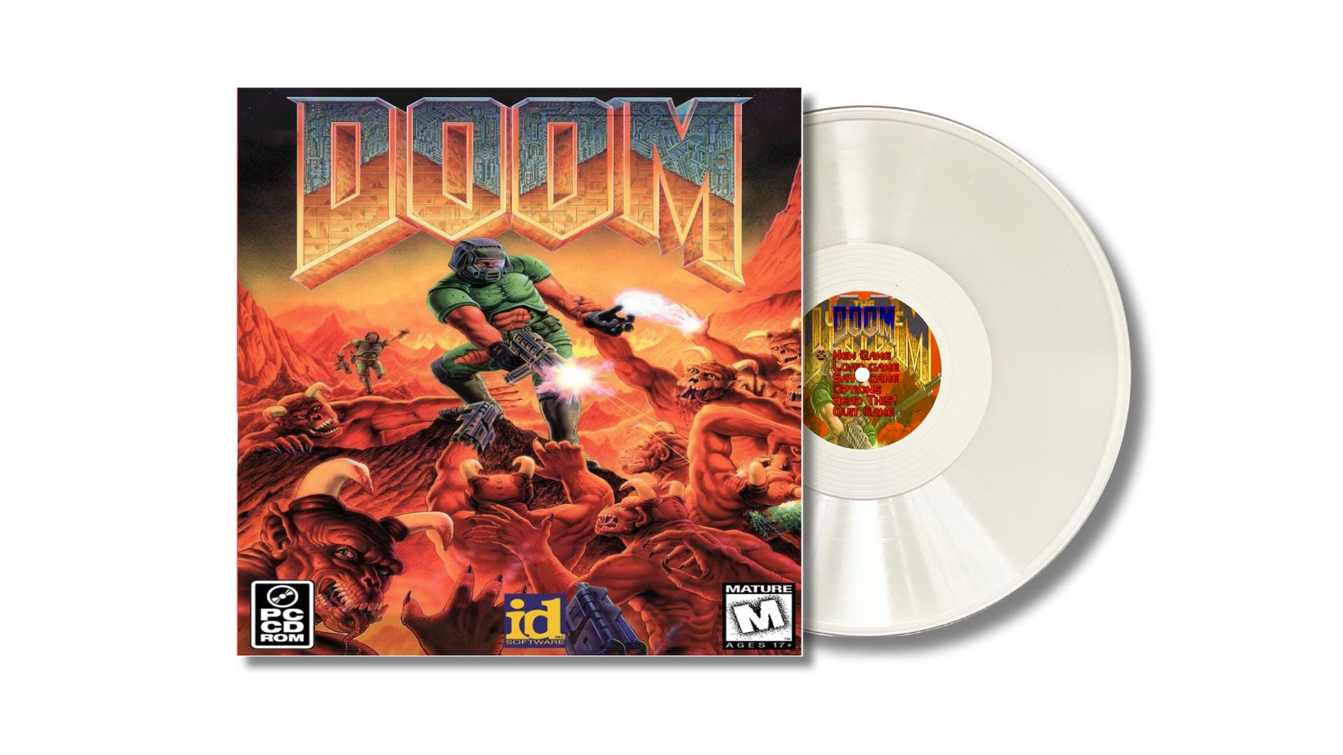 DOOM「GoMadYourself!」＋「NOMOREPAIN」アナログ盤 Doom PC Soundtrack Vinyl Record - Etsy