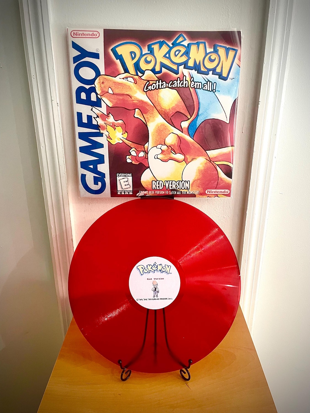 『初代ポケットモンスター』サントラ販促ポスター　任天堂　ゲームボーイ　ポケモン 任天堂 GB ソフトのみ (4種セット) ポケットモンスター 赤・青