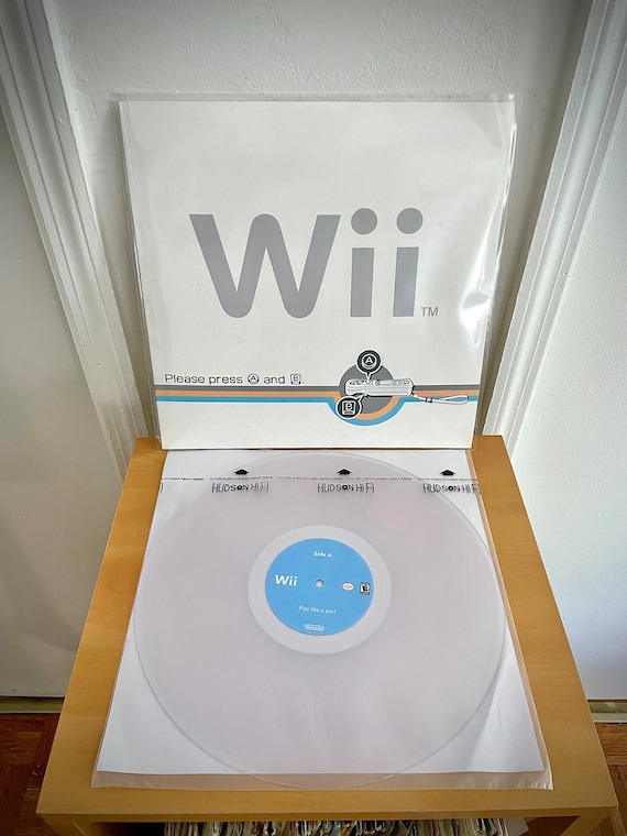 nintendo wii console with wii sports