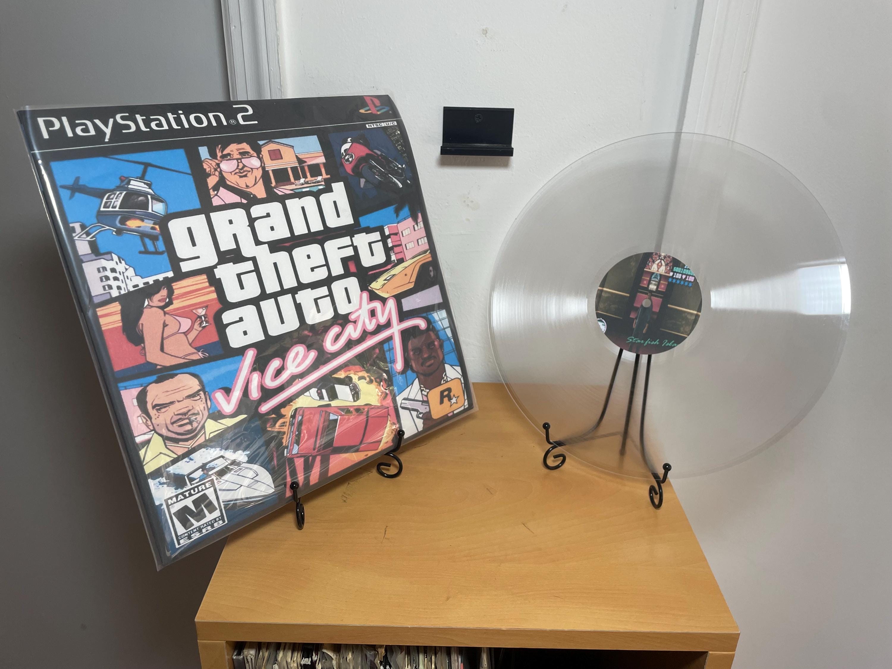 Grand Theft Auto Vice City Playstation PS2 Soundtrack Vinyl Record