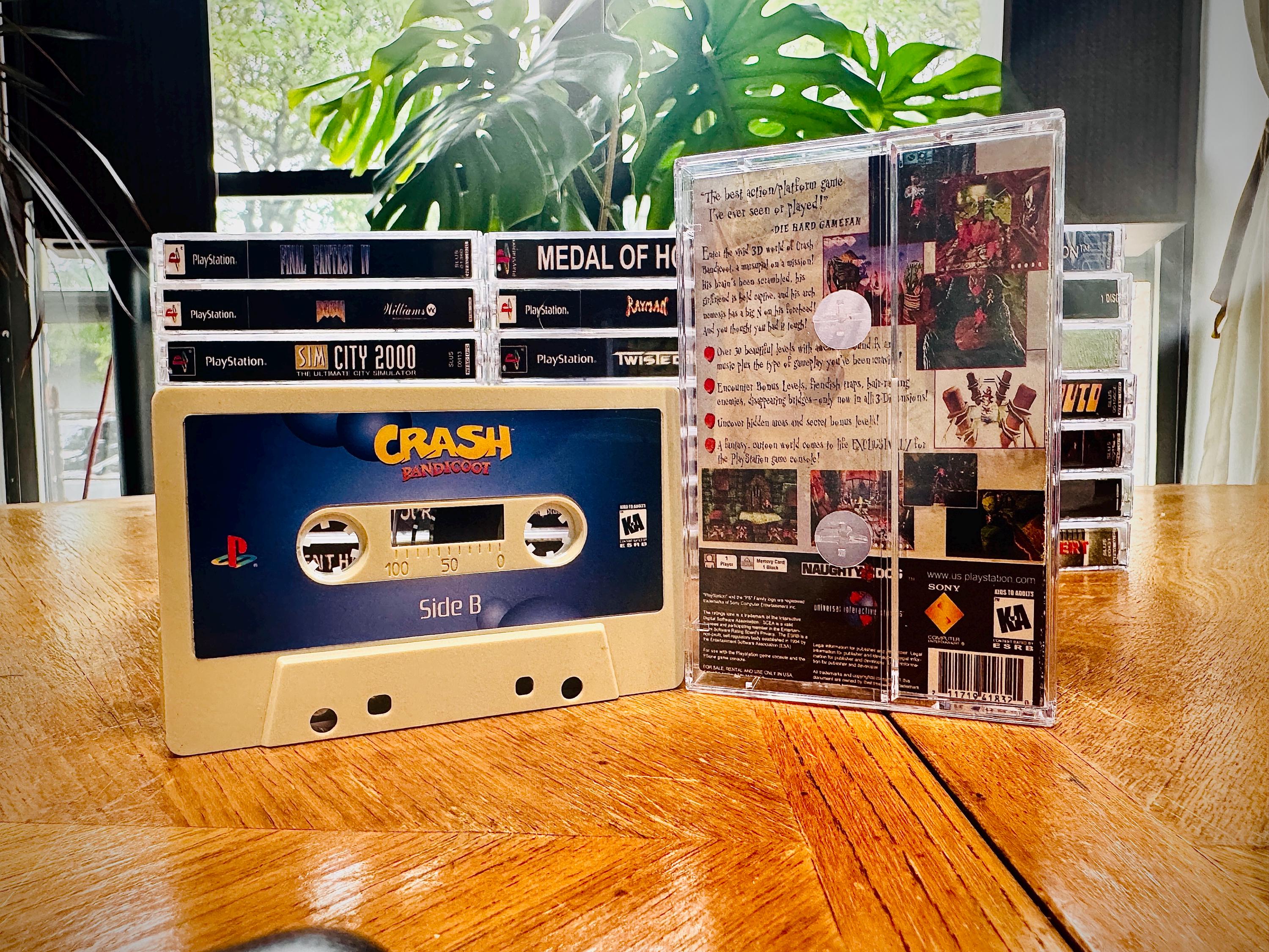 クラッシュ・バンディクー PS1 サウンドトラック カセットテープ