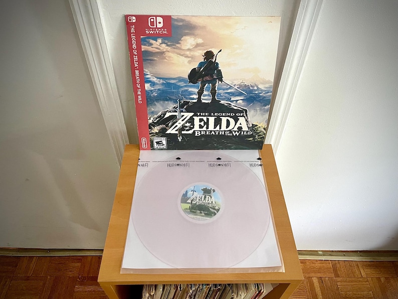 Zelda Split BOTW/TOTK Nintendo Soundtrack Vinyl Record