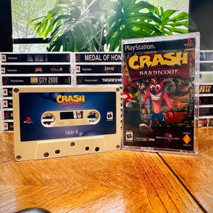 Crash Bandicoot PS1 Soundtrack Cassette Tape