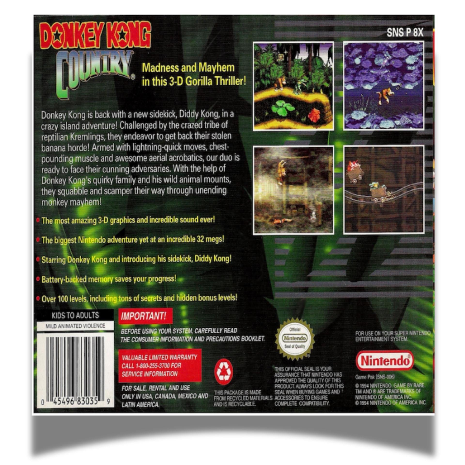 Donkey Kong Country Super Nintendo SNES Soundtrack Vinyl Record - Etsy