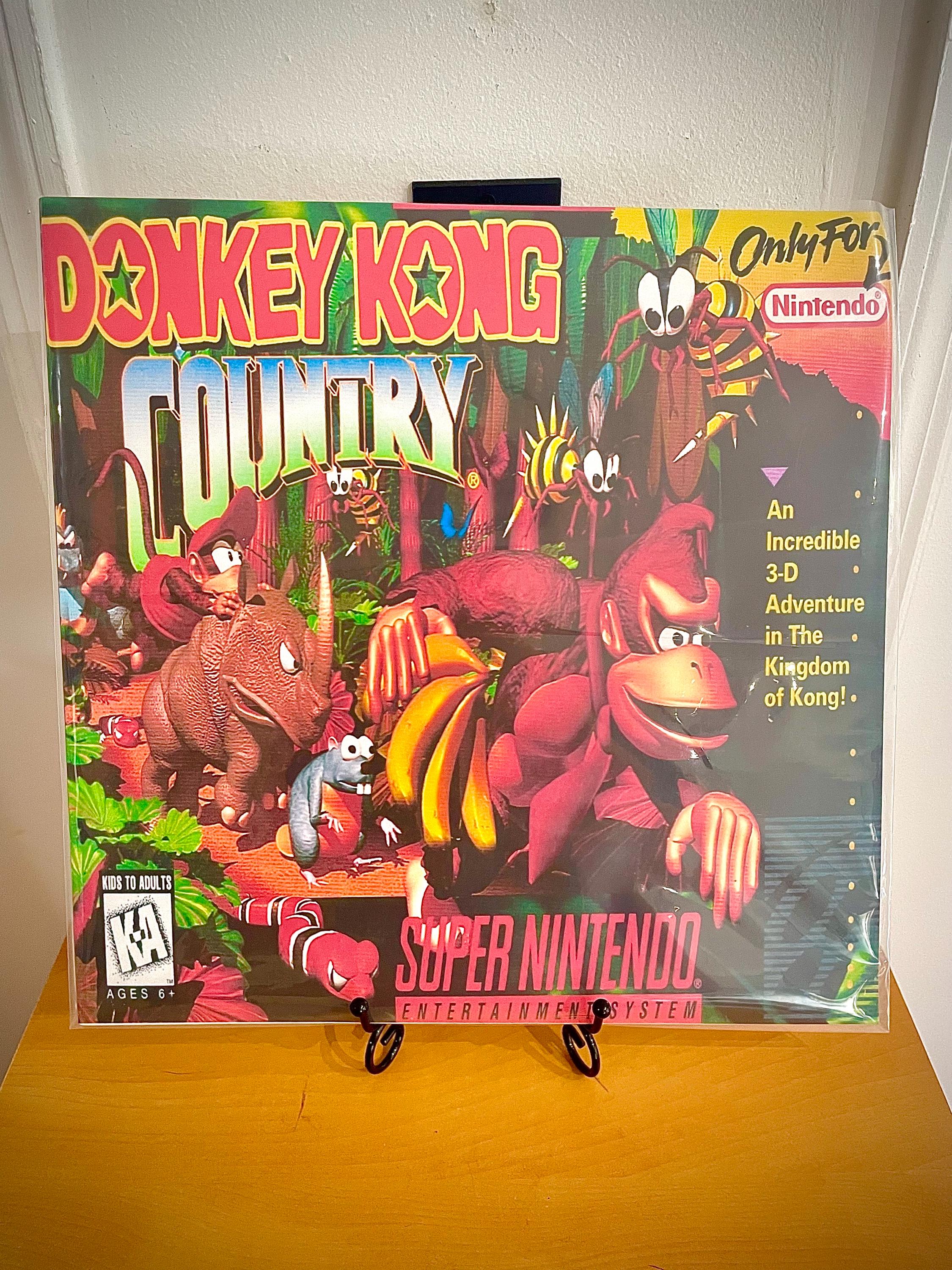Donkey Kong Country Super Nintendo SNES Soundtrack Vinyl Record - Etsy