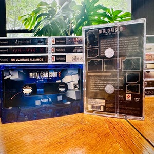 Metal Gear Solid 2 PS2 Soundtrack Cassette Tape