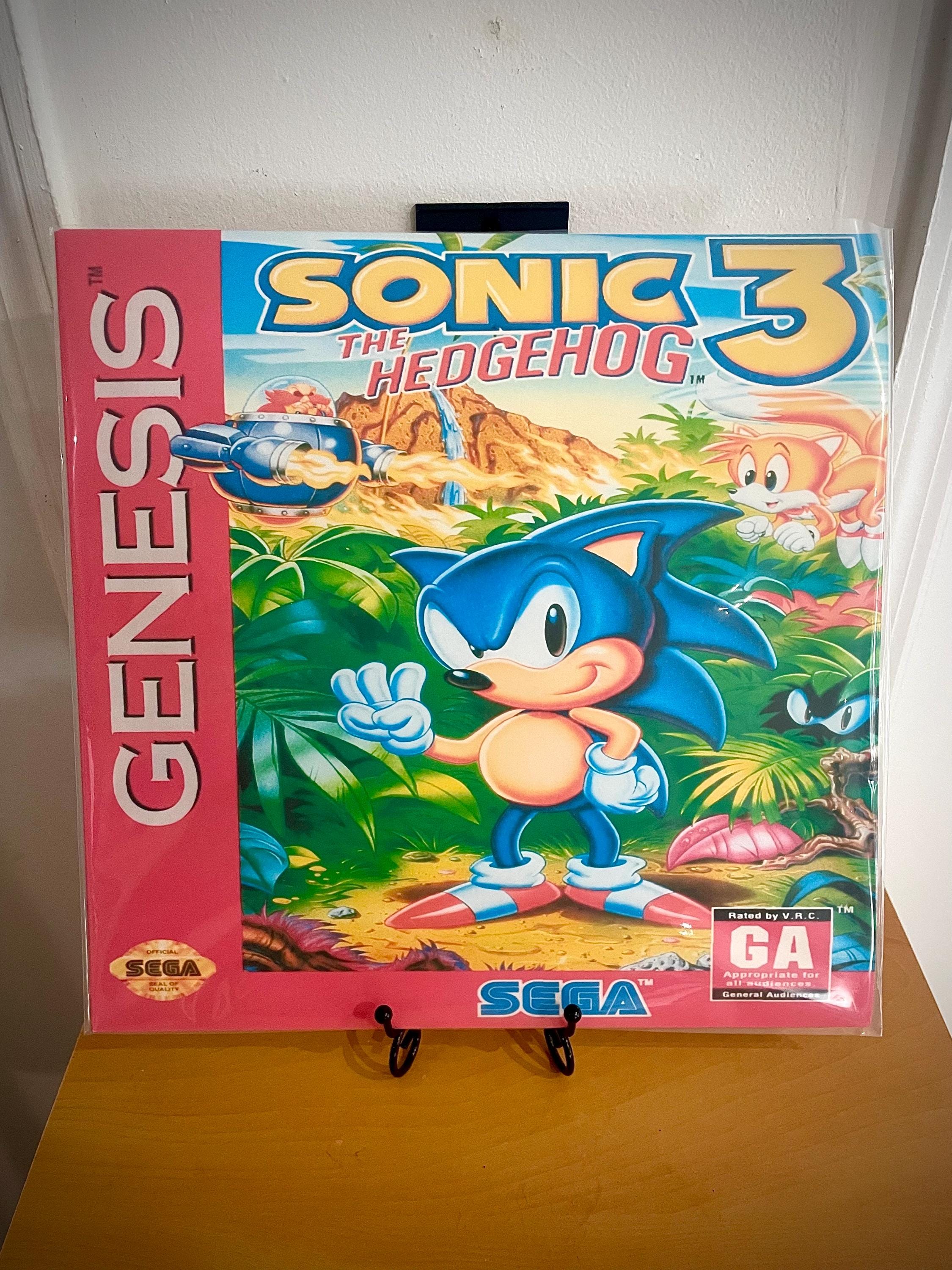 Sonic the Hedgehog 3 Sega Genesis Soundtrack “knuckles Red Variant