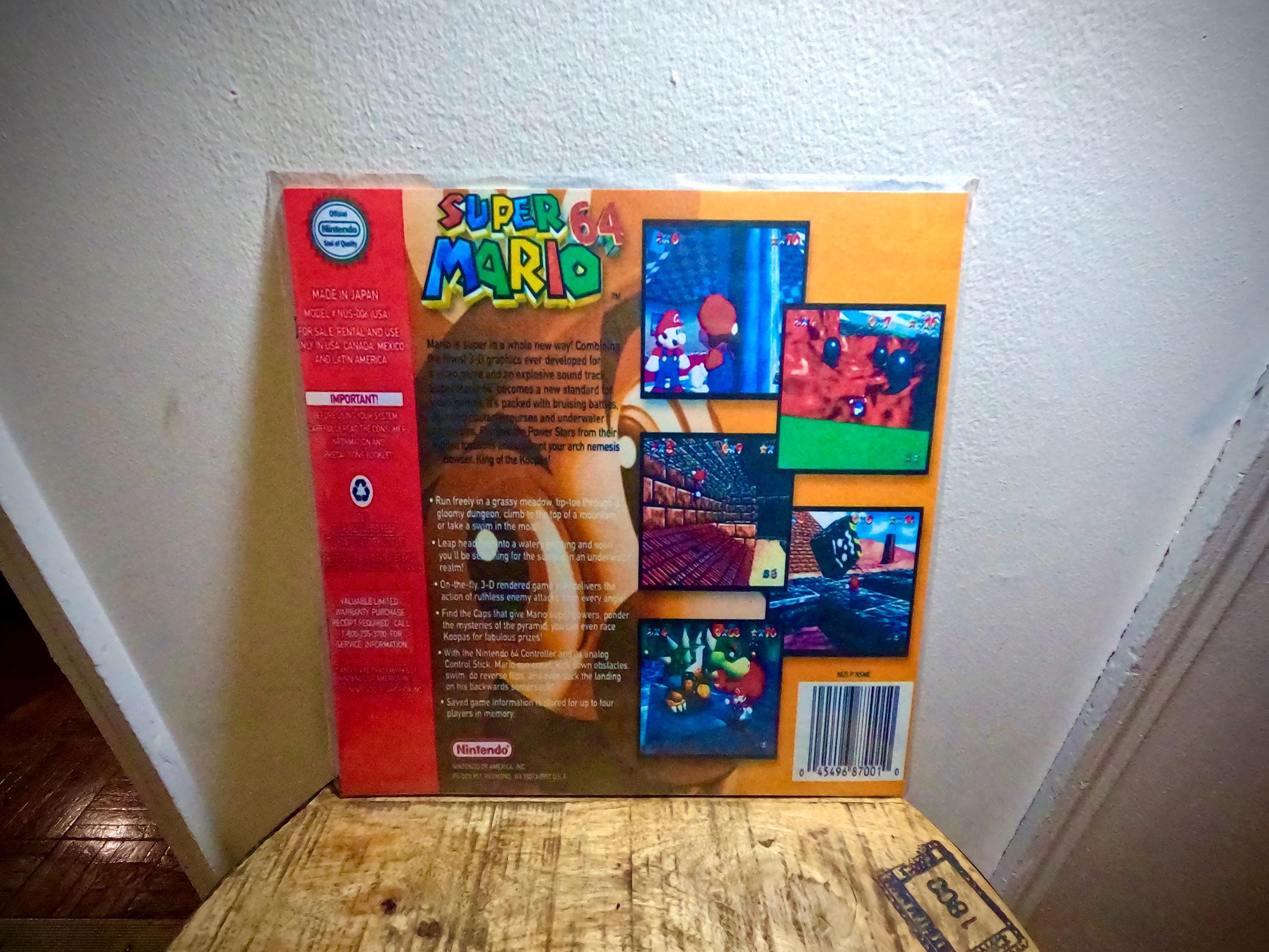Super Mario 64 Nintendo N64 Soundtrack Vinyl Record - Etsy