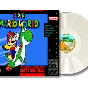 スーパーマリオワールド　レコード　サウンドトラック　LP 新品未開封 スーパーマリオワールド 任天堂サウンドトラック ビニールレコード