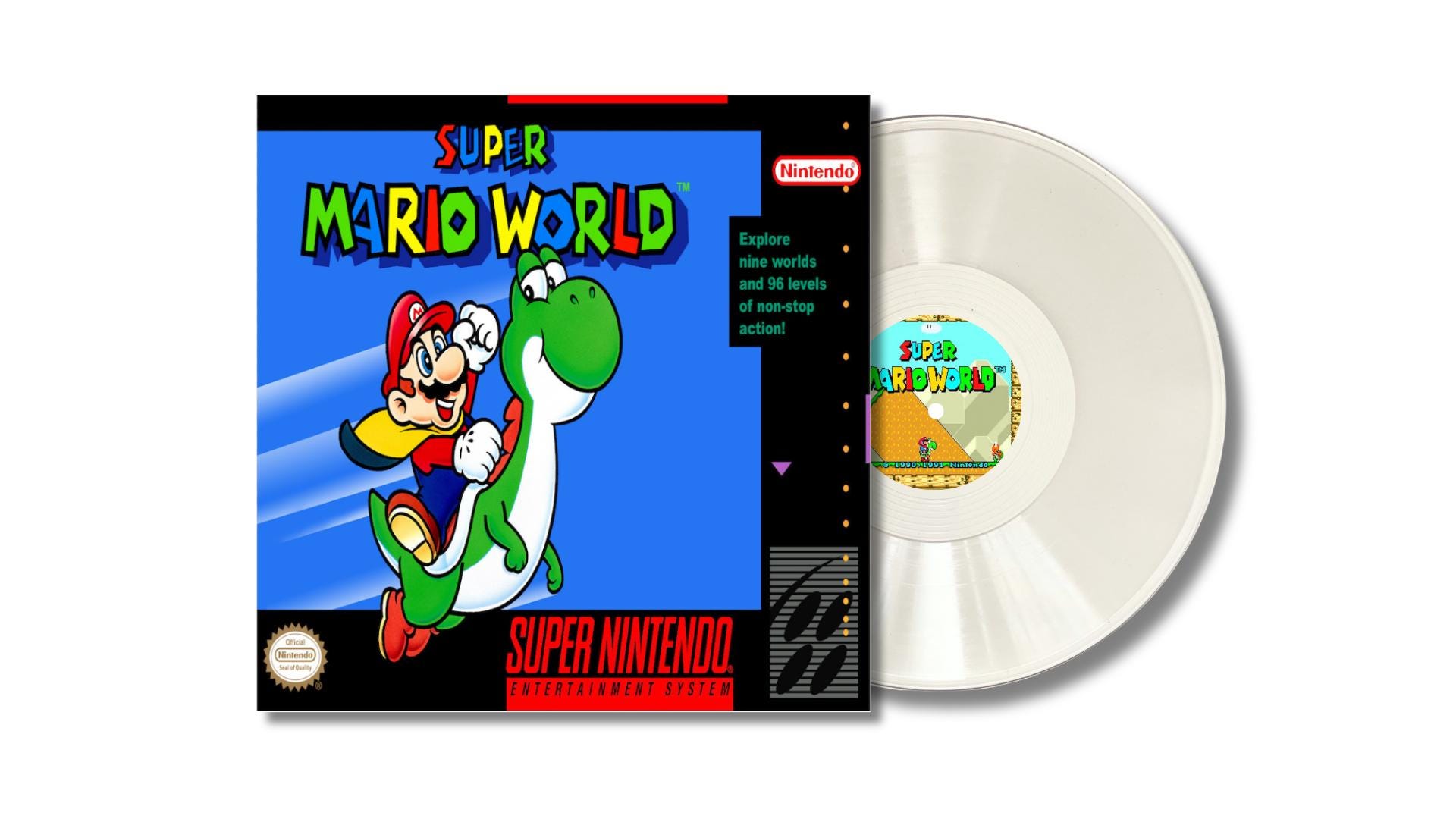スーパーマリオワールド 任天堂サウンドトラック ビニールレコード
