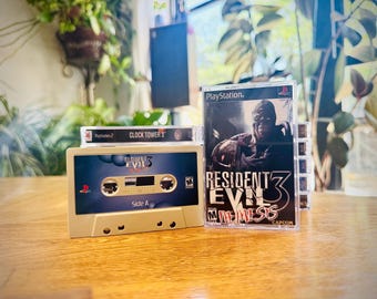 Resident Evil 3 Nemesis PS1 Soundtrack Cassette Tape