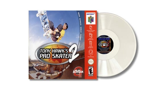 Tony Hawk Pro Skater 2 Nintendo N64 Soundtrack Vinyl Record - Etsy