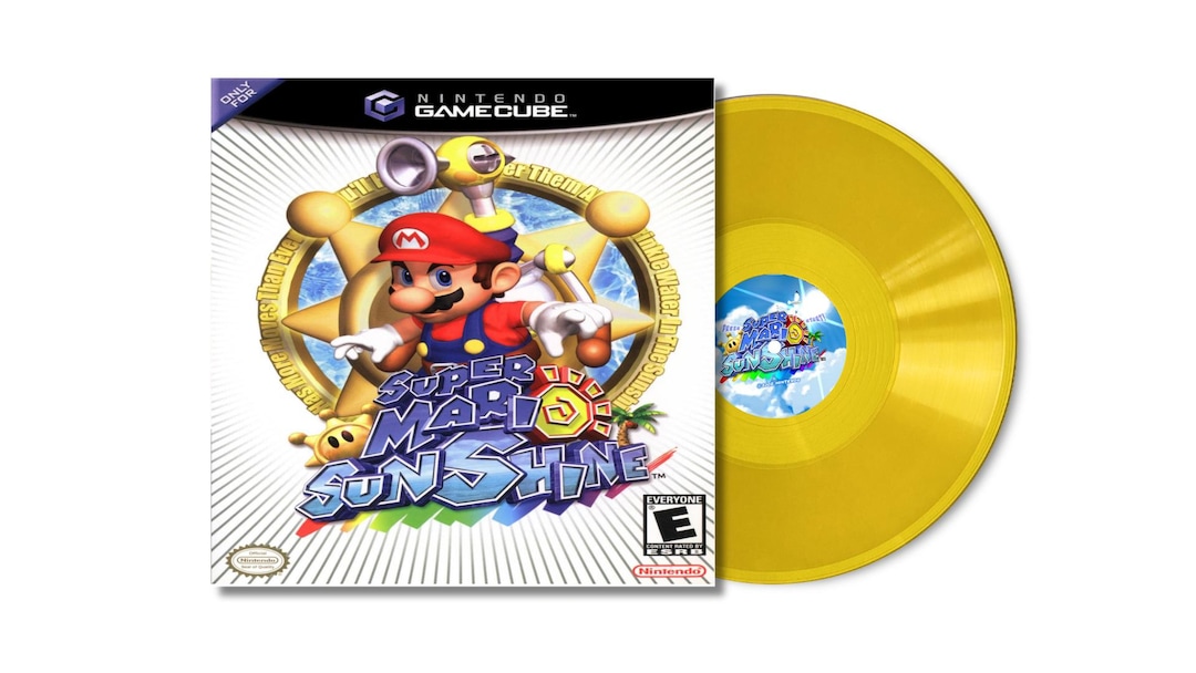 スーパーマリオサンシャイン オリジナルサウンドトラック レコード Super Mario Sunshine Nintendo GameCube Soundtrack Vinyl Record