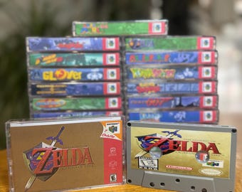 Zelda Ocarina of Time Nintendo N64 Soundtrack Cassette Tape