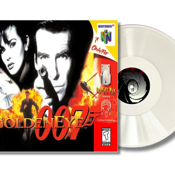 Goldeneye 007 Nintendo N64 Soundtrack Vinyl Record