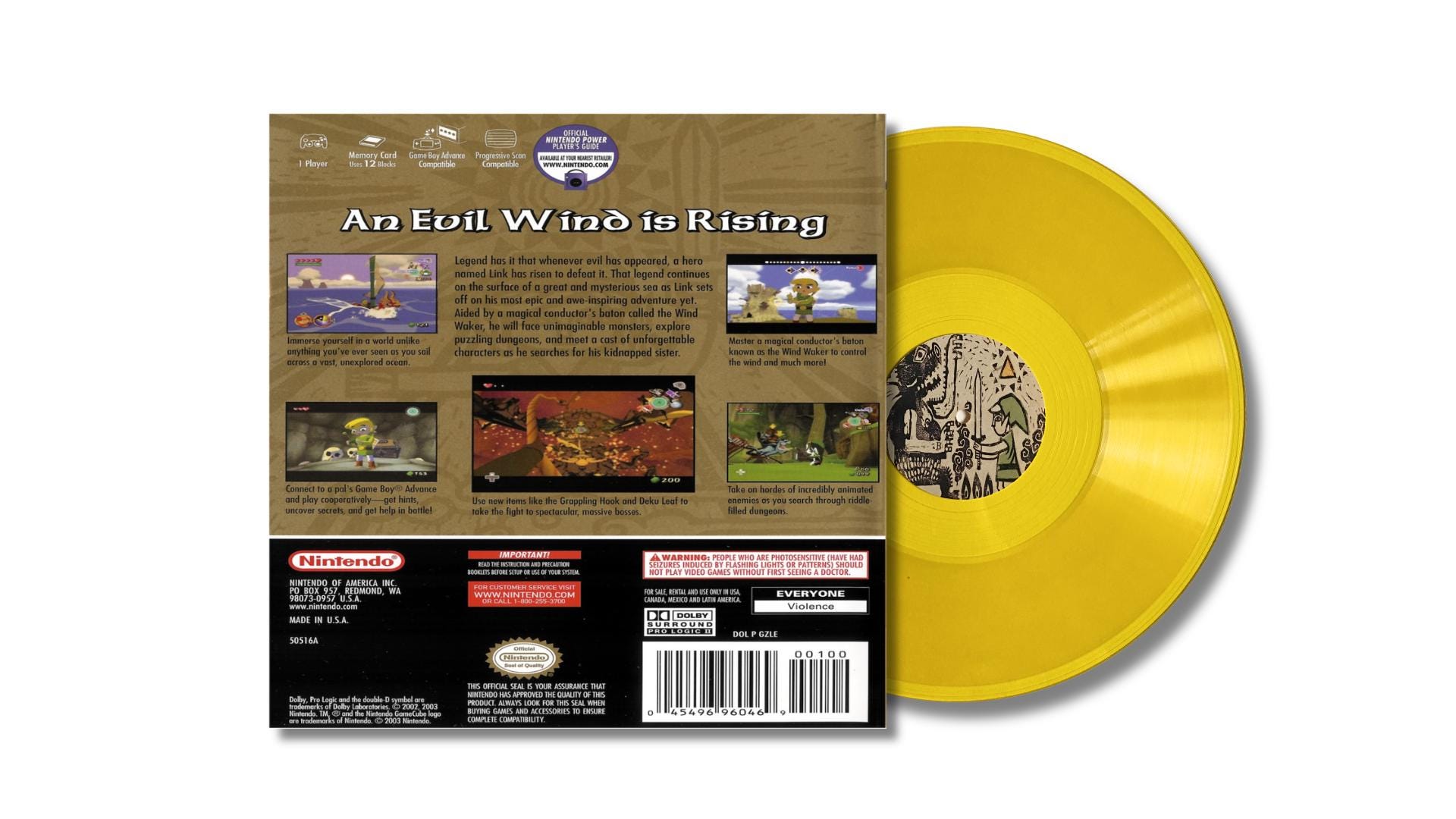 ゼルダの伝説 風のタクト アレンジ サウンドトラック レコード LP ゲーム ゼルダの伝説 風のタクト ニンテンドーゲームキューブ サウンド