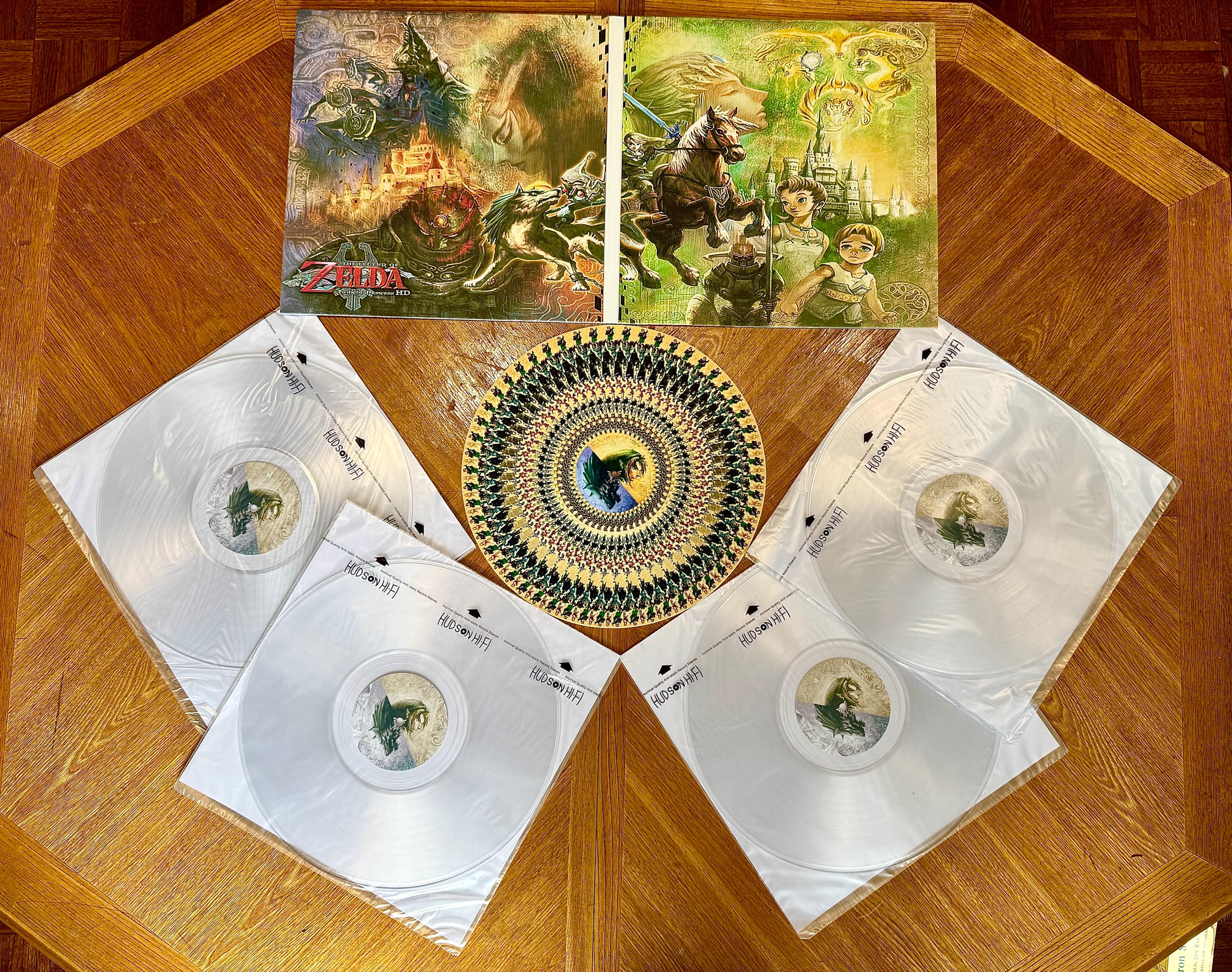 Zelda Twilight Princess 4xlp Nintendo Gamecube Soundtrack Vinyl