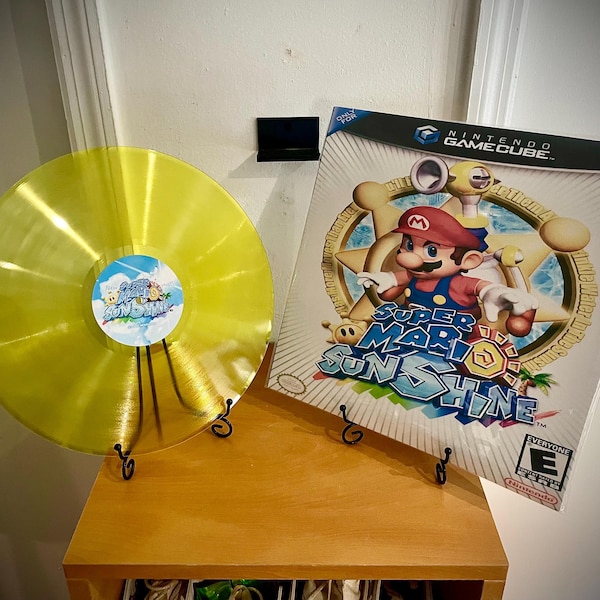 Super Mario Sunshine Nintendo GameCube Soundtrack Vinyl Record