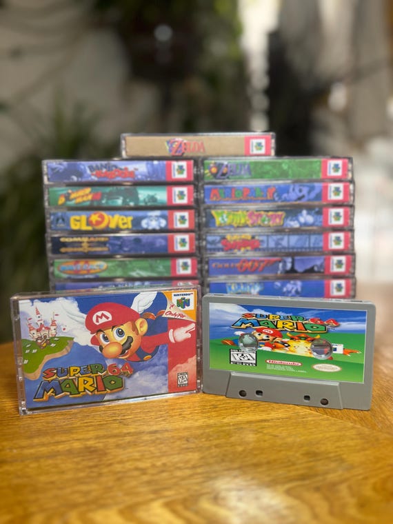 Super Mario 64 Nintendo N64 Soundtrack Cassette Tape