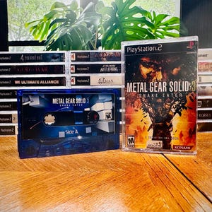 Metal Gear Solid 3 PS2 Soundtrack Cassette Tape